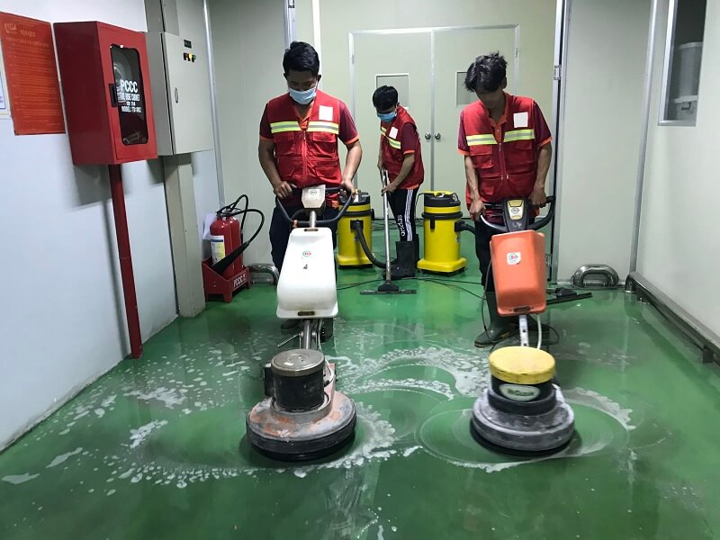 Quy trình Vệ sinh Công nghiệp uy tín chuyên nghiệp Tuệ Tâm